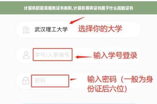 计算机职称是哪类证书类别,计算机等级证书属于什么技能证书