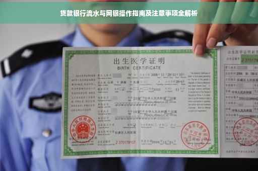 贷款银行流水与网银操作指南及注意事项全解析