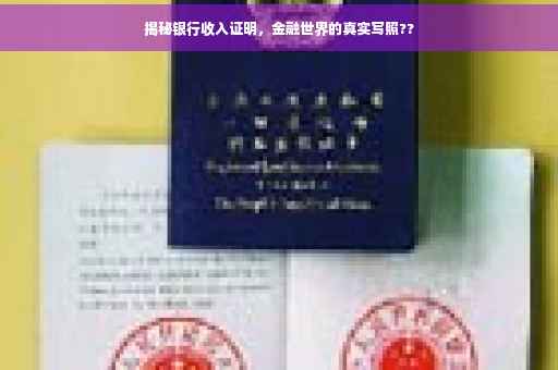 揭秘银行收入证明，金融世界的真实写照??