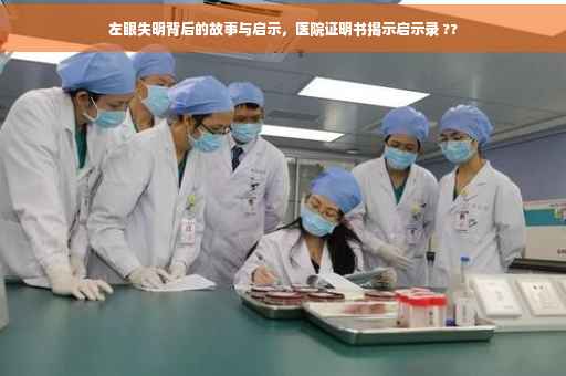 左眼失明背后的故事与启示，医院证明书揭示启示录 ??