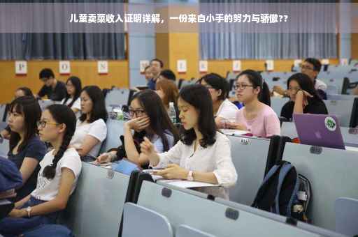 儿童卖菜收入证明详解，一份来自小手的努力与骄傲??