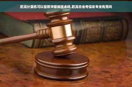 职高计算机可以报数字媒体技术吗,职高毕业考信息专业有用吗