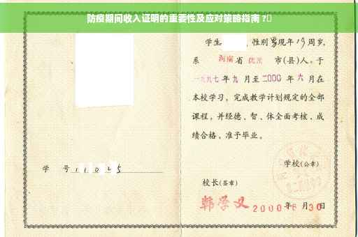 防疫期间收入证明的重要性及应对策略指南 ?✨