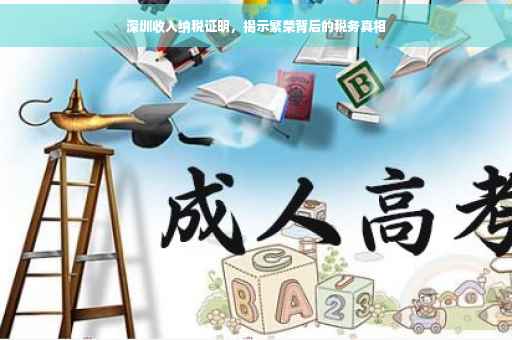 深圳收入纳税证明，揭示繁荣背后的税务真相