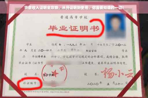 贷款收入证明全攻略，从开证明到使用，你需要知道的一切！