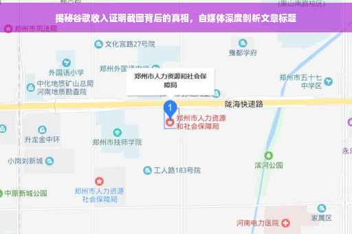 揭秘谷歌收入证明截图背后的真相，自媒体深度剖析文章标题
