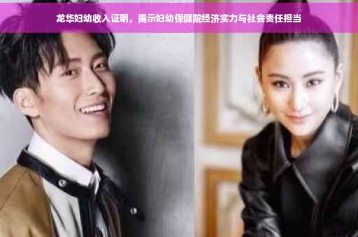 龙华妇幼收入证明，揭示妇幼保健院经济实力与社会责任担当