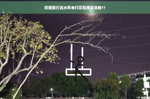 招商银行流水账单打印指南全攻略??