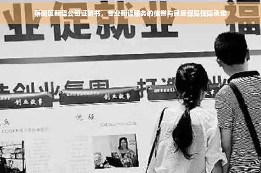 蔡甸区翻译公司证明书，专业翻译服务的信誉与品质保障保障承诺