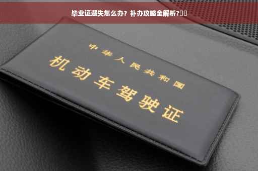 毕业证遗失怎么办？补办攻略全解析?⚡️
