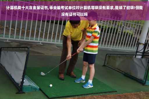 计算机类十大含金量证书,事业编考试单位对计算机等级没有要求,我填了初级!但我没有证书可以吗