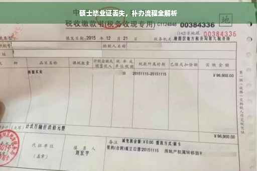 硕士毕业证丢失，补办流程全解析