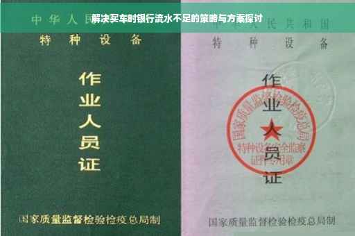 解决买车时银行流水不足的策略与方案探讨