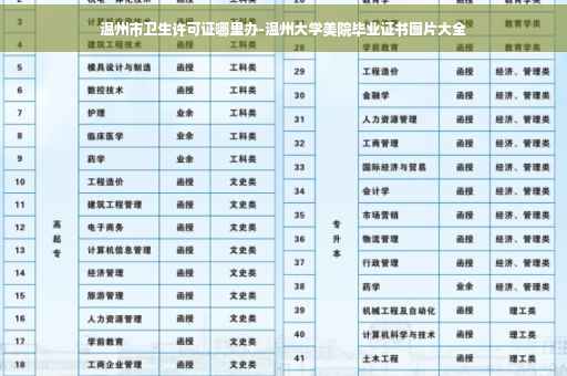 温州市卫生许可证哪里办-温州大学美院毕业证书图片大全
