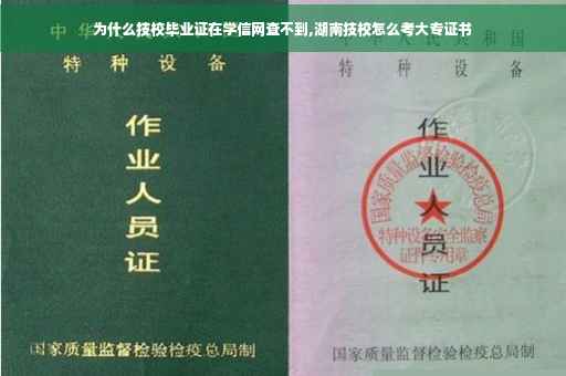 为什么技校毕业证在学信网查不到,湖南技校怎么考大专证书