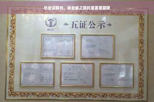 毕业证明书，事业编之路的重要里程碑