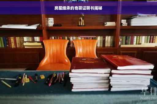 房屋继承的奇葩证明书揭秘