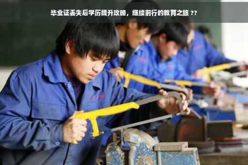 毕业证丢失后学历提升攻略，继续前行的教育之旅 ??