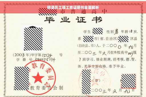 辞退员工领工资证明书全面解析
