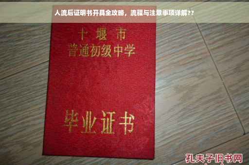 人流后证明书开具全攻略，流程与注意事项详解??