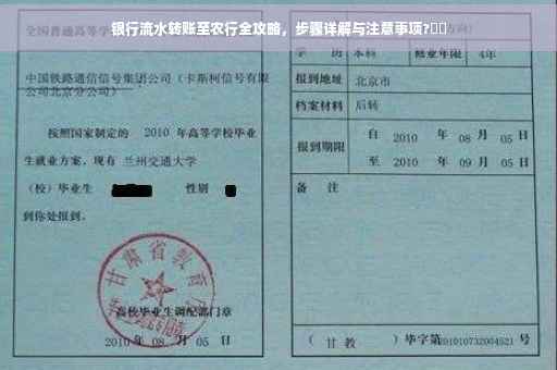 银行流水转账至农行全攻略，步骤详解与注意事项?⚡️
