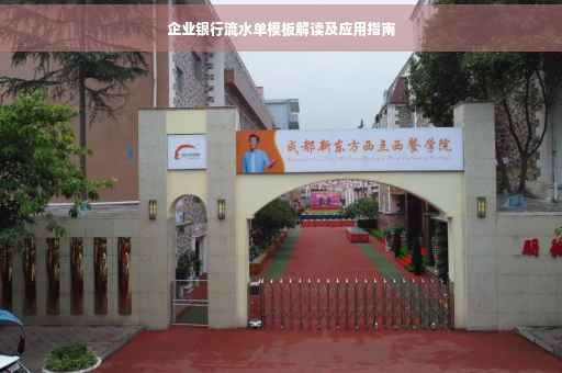 企业银行流水单模板解读及应用指南