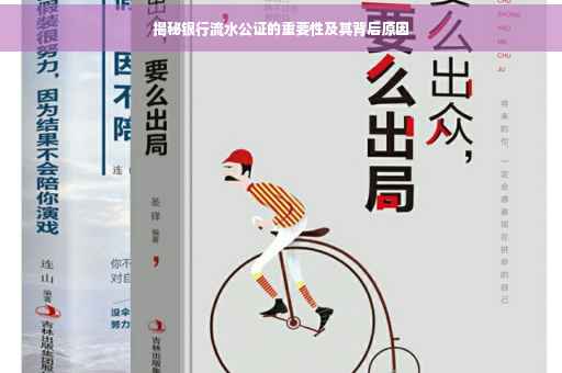 揭秘银行流水公证的重要性及其背后原因