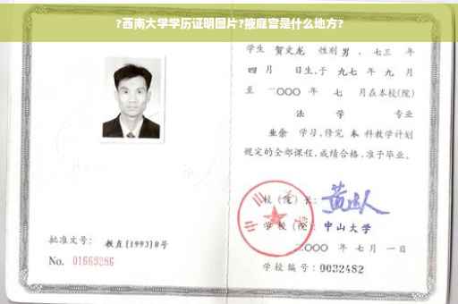 ?西南大学学历证明图片?掖庭宫是什么地方?