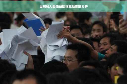 因病收入降低证明详解及影响分析