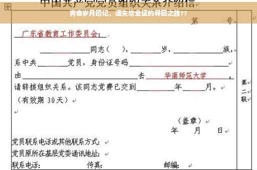 青春岁月印记，遗失毕业证的寻回之旅??