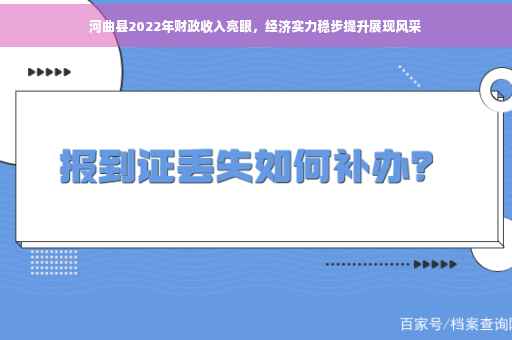 河曲县2022年财政收入亮眼，经济实力稳步提升展现风采