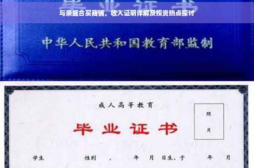 与亲戚合买商铺，收入证明详解及投资热点探讨