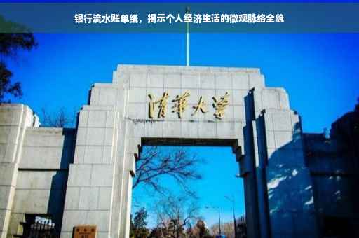 银行流水账单纸，揭示个人经济生活的微观脉络全貌