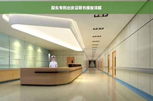 股东专利出资证明书模板详解