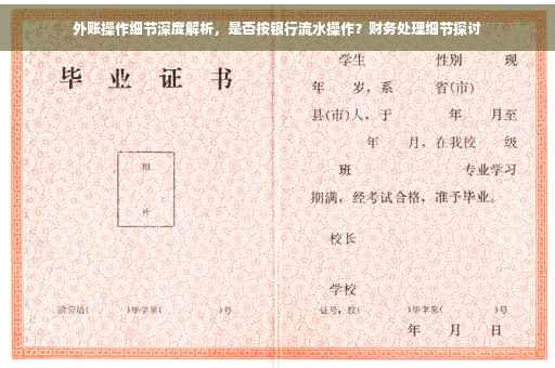 外账操作细节深度解析，是否按银行流水操作？财务处理细节探讨