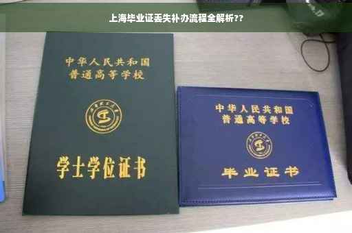 上海毕业证丢失补办流程全解析??