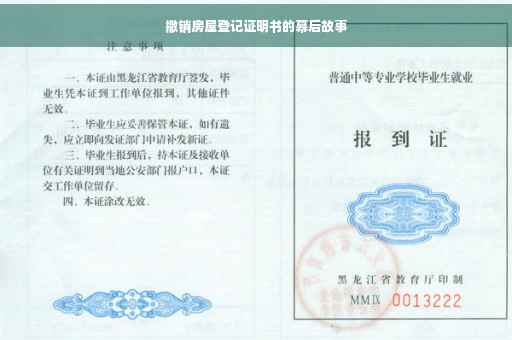 撤销房屋登记证明书的幕后故事