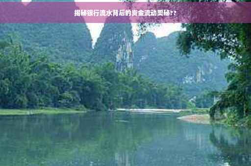 揭秘银行流水背后的资金流动奥秘??