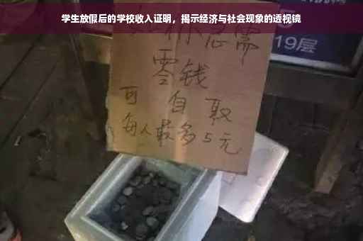 学生放假后的学校收入证明，揭示经济与社会现象的透视镜