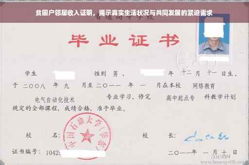 贫困户邻居收入证明，揭示真实生活状况与共同发展的紧迫需求
