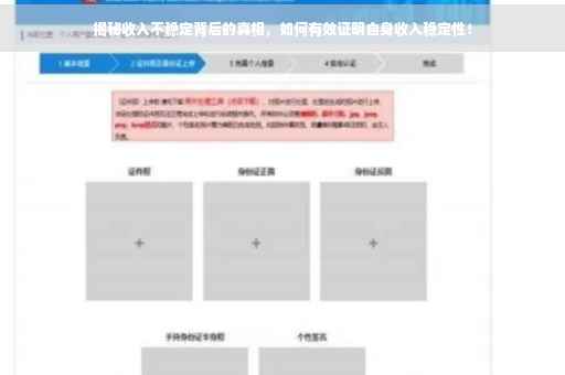 揭秘收入不稳定背后的真相，如何有效证明自身收入稳定性！