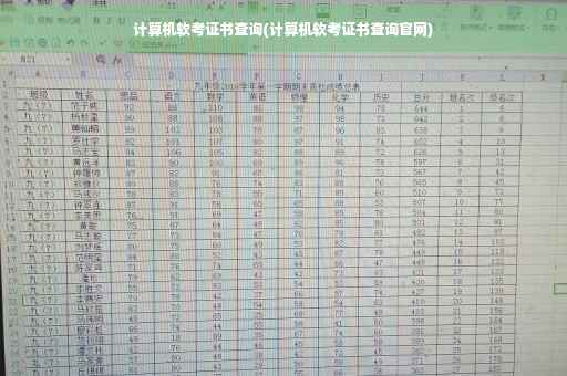 计算机软考证书查询(计算机软考证书查询官网)