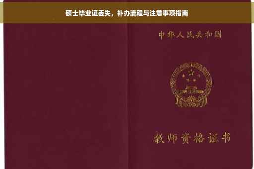 硕士毕业证丢失，补办流程与注意事项指南