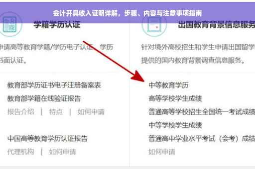会计开具收入证明详解，步骤、内容与注意事项指南
