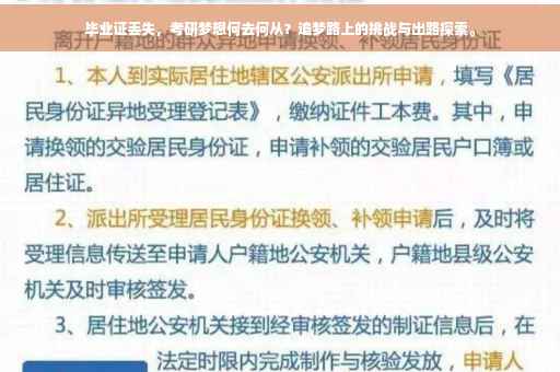 毕业证丢失，考研梦想何去何从？追梦路上的挑战与出路探索。