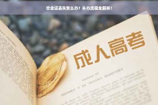 毕业证丢失怎么办？补办流程全解析！