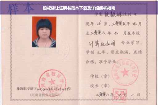 股权转让证明书范本下载及详细解析指南