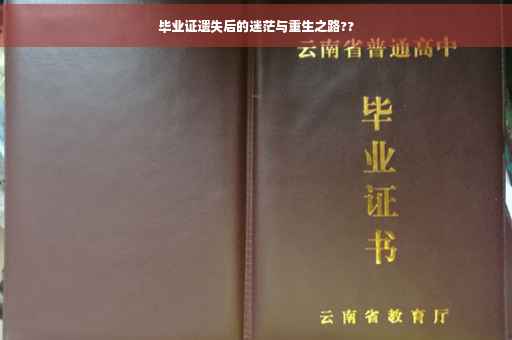 毕业证遗失后的迷茫与重生之路??