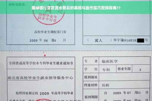 揭秘银行货款流水背后的真相与操作技巧视频指南??
