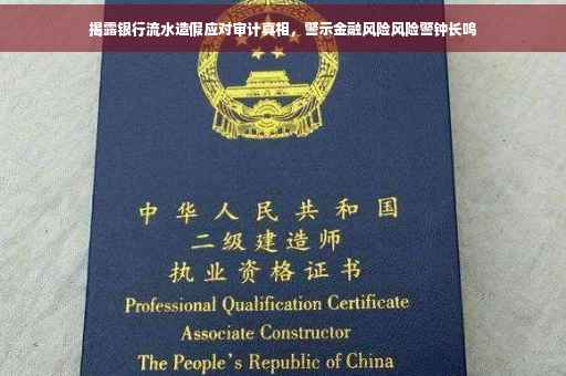揭露银行流水造假应对审计真相，警示金融风险风险警钟长鸣